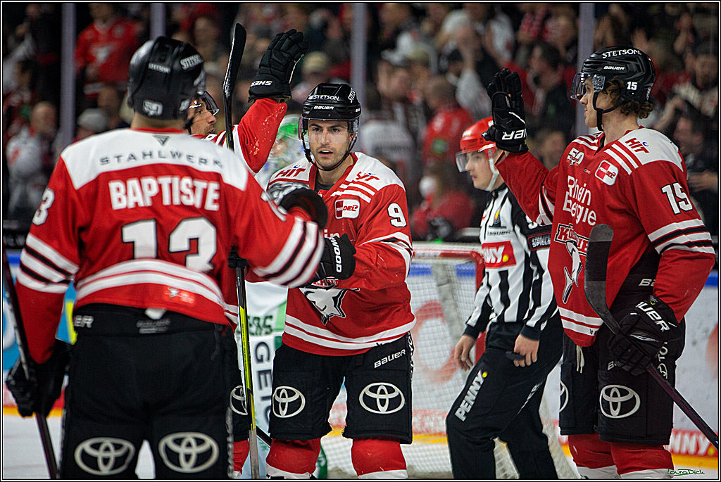 PENNY DEL; Koelner Haie- Bietigheim Steelers; Koeln, 22.01.2023